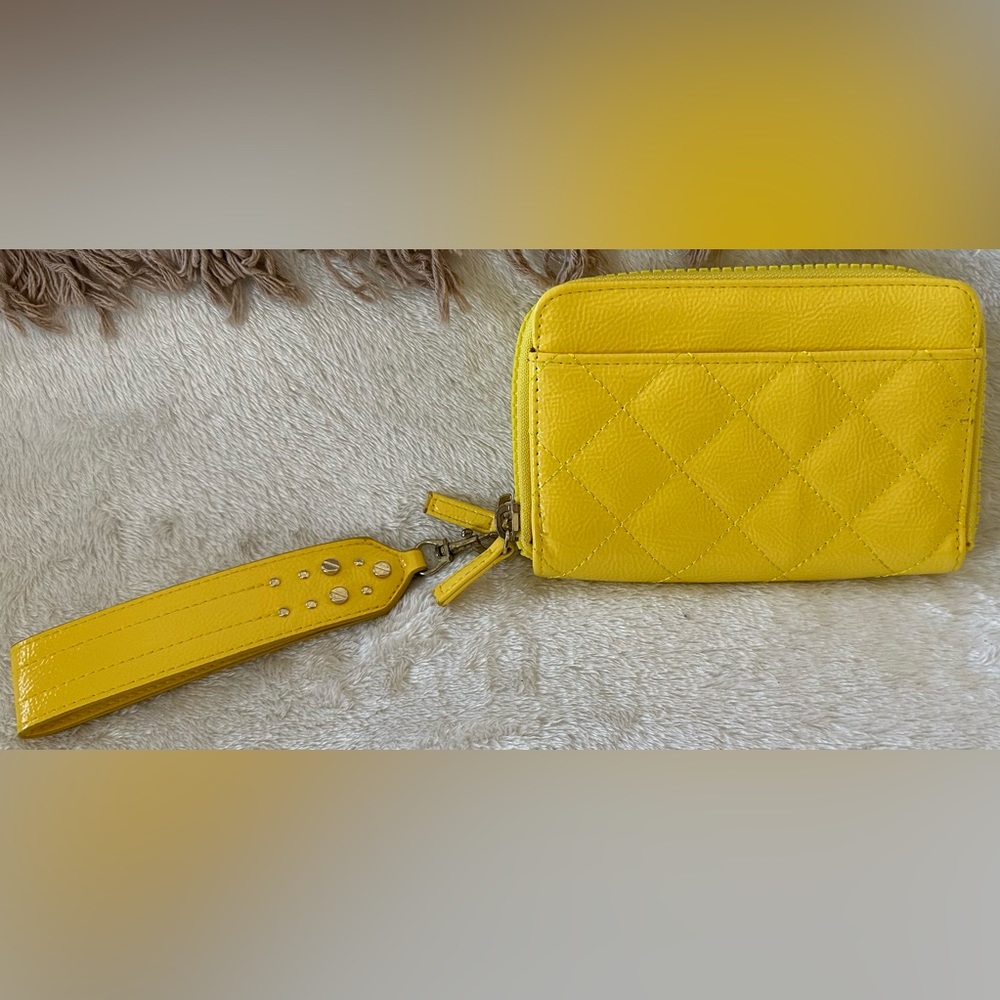 Yellow leather Wallet